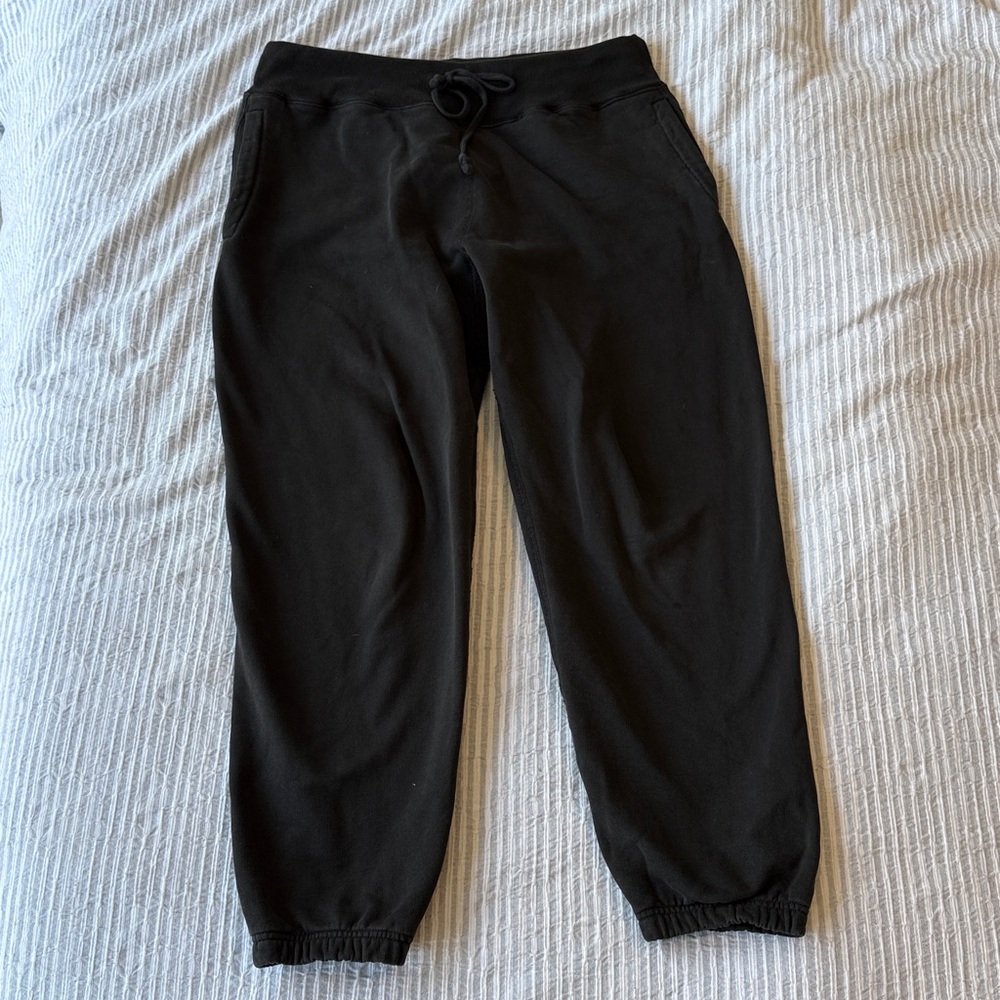Buck Mason Faded Black Welterweight Sweats